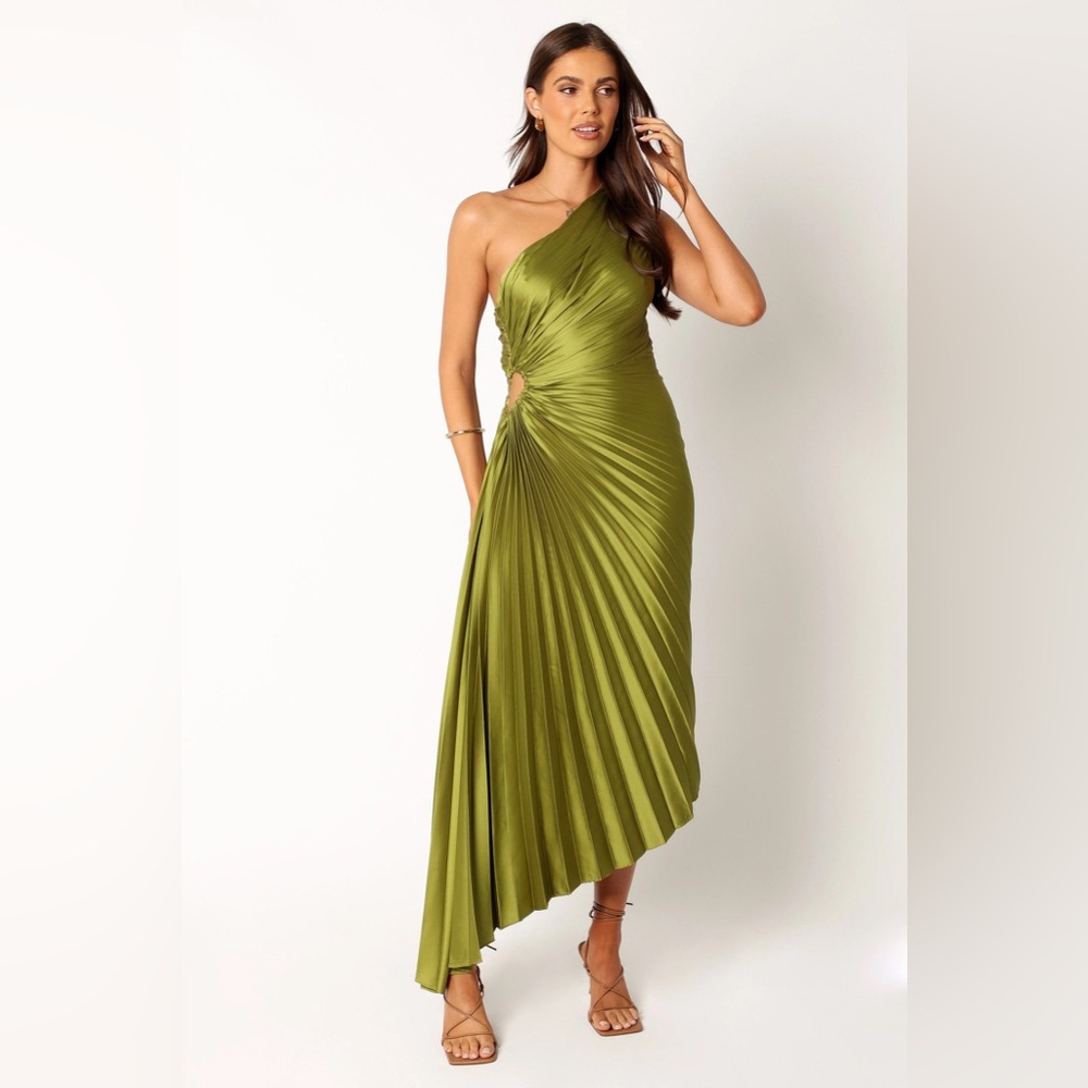 Petal and Pup One Shoulder Dress